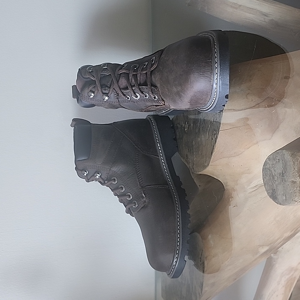 WOLVERINE Floorhand St 6" Dark Brown Waterproof Boot Womens 9W